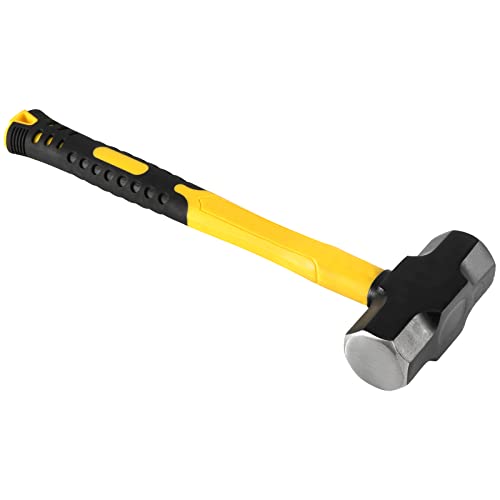 PINGEUI 2 Packs 3 lbs Sledge Hammer, 14 Inch Heavy Duty Drilling Hammer, Carbon Steel Crack Hammer with Shock Absorbent Handle for Construction, Home Improvement, Maintenance - Image 4