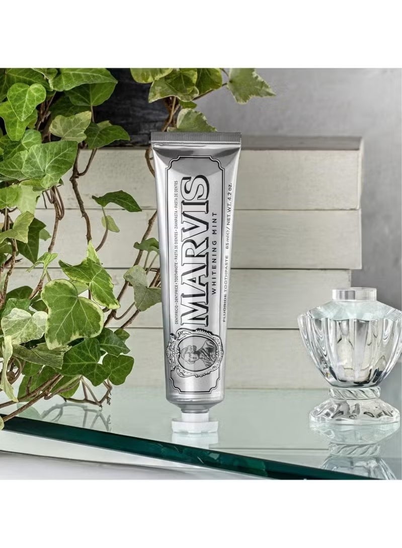 Marvis Whitening Mint Toothpaste 85ml/4.4 oz Packed with Xylitol for Effective Teeth Whitening and Fresh Breath - Image 2