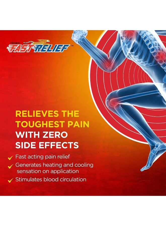 Himani Fast Relief Pain Relief Patch Relief From Backache Muscle & Joint Pains And Sprains In Minutes 14 X 10Cm 2 Patches - Image 2