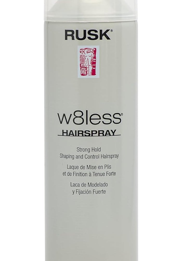 RUSK Designer Collection W8less Strong Hold Shaping and Control Hairspray, 10 fl. oz. - Image 1