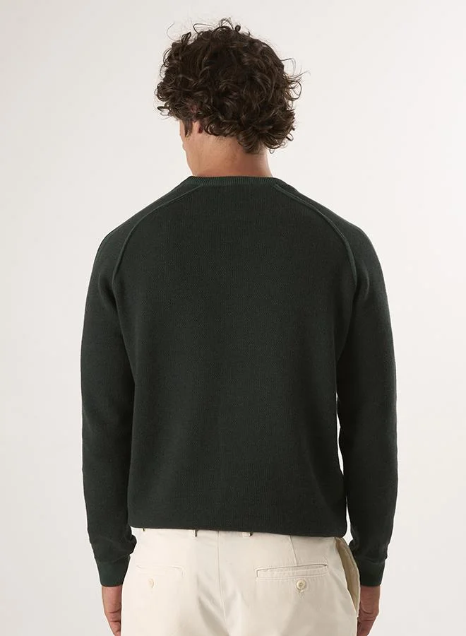 FELIX HARDY Black Crew Neck Basic Pullover for Men | Best Price UAE