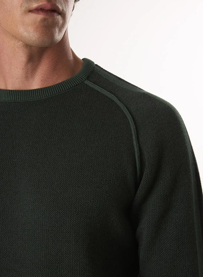FELIX HARDY Black Crew Neck Basic Pullover for Men | Best Price UAE