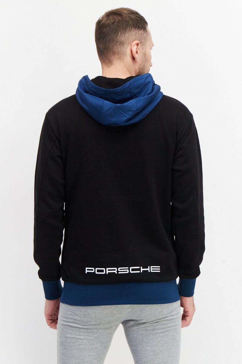 PUMA Men Sportswear Fit Brand Logo Training Hoodies, Black - Image 2