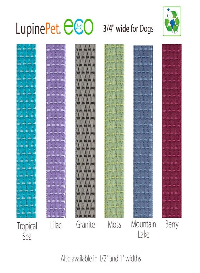 Lupine Adjustable Dog Harness by Lupine ECO Collection 3/4" Wide Berry with 14-24" Girth - Image 3