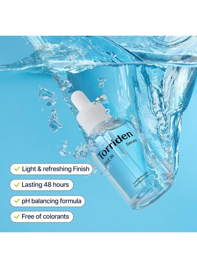Torriden DIVE-IN Low-Molecular Hyaluronic Acid Serum, Fragrance-free Face Serum for Dry, Dehydrated, Oily Skin, Vegan, Clean 50ml - Image 5