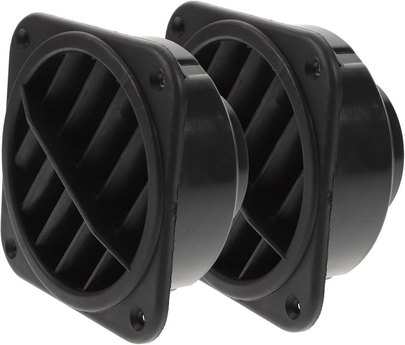 Car 2pcs Warm Air Outlet Auto Heater Trailers Air Conditioning Vent Deflector Utility Trailer Bearing Grease Small Trailer Heater Vent Cover Plastic Hose s Cars - Image 1
