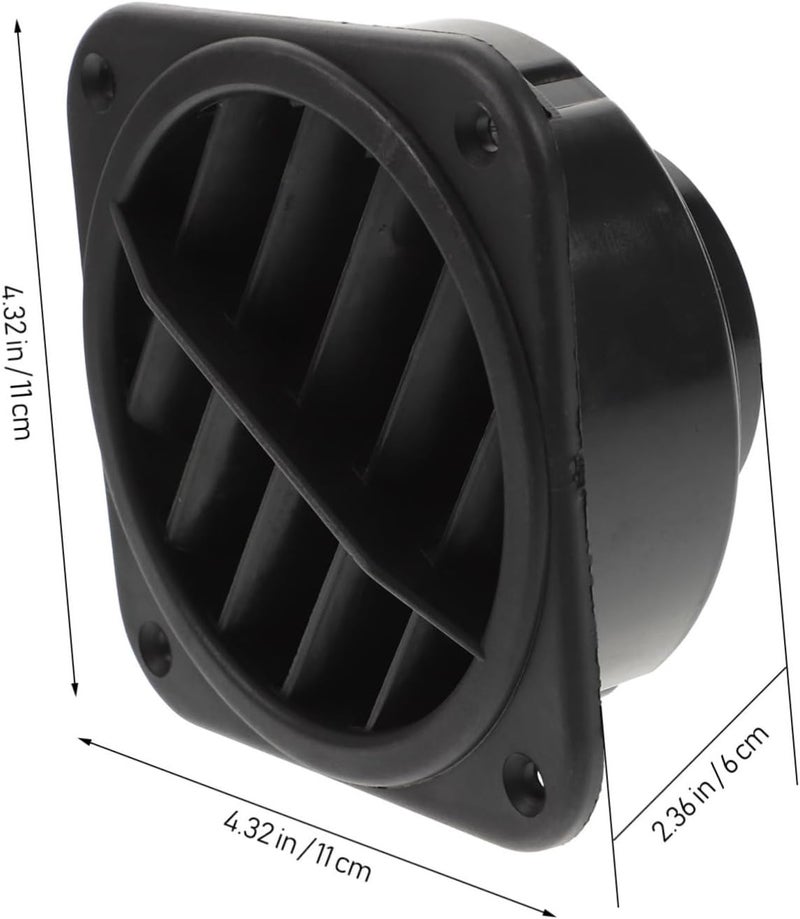 Car 2pcs Warm Air Outlet Auto Heater Trailers Air Conditioning Vent Deflector Utility Trailer Bearing Grease Small Trailer Heater Vent Cover Plastic Hose s Cars - Image 2