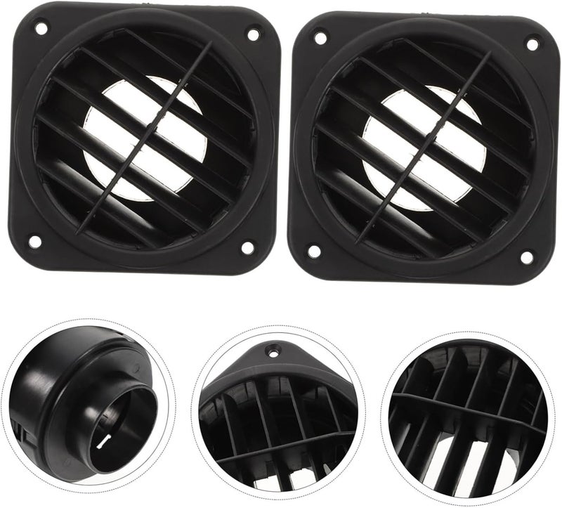Car 2pcs Warm Air Outlet Auto Heater Trailers Air Conditioning Vent Deflector Utility Trailer Bearing Grease Small Trailer Heater Vent Cover Plastic Hose s Cars - Image 5