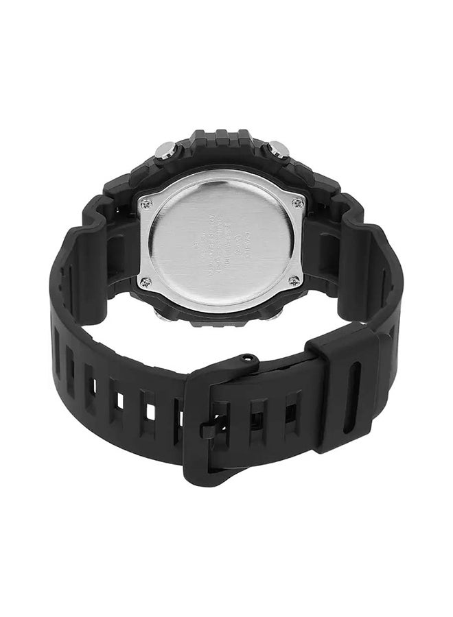 CASIO Digital Square Shape Resin Wrist Watch MWD-110HB-1BVDF - 47.2 Mm - Image 4