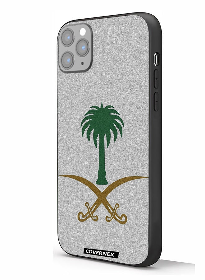 Covernex Apple iPhone 11 Pro Max Protective Case Cover Printed Featuring Saudi Arabian National Emblem - Image 1