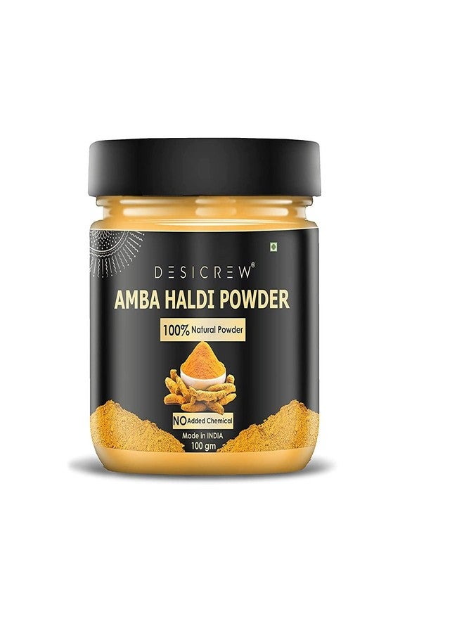 DESICREW Pure&Natural Amba Haldi Powder For Fairness,Treat Acne&Boils,Remove Scars,Keeps Away Wrinkles,Skin&Face Pack 100 Gm - Image 1