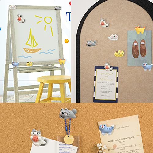 LLDYNW 30 pcs Cat Push Pins Cute Thumbtacks Cartoon Pushpins for Cork Board Photo Memo Paper Menu Maps Drawing Pins - Image 4