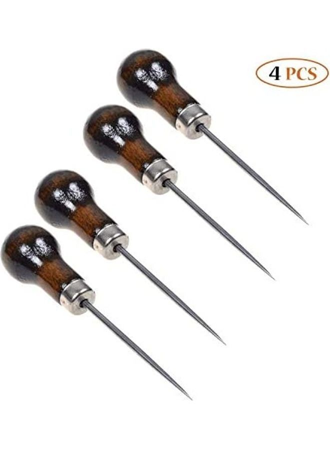 NIBEMINENT 4-Piece Gourd Shape Handle Scratch Awl for Crafting 