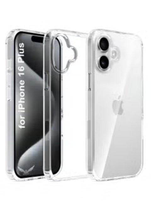 iPhone 16 Plus Soft TPU Case â 6.7 inch Non-Yellowing, Shockproof, and Anti-Scratch Protective Cover