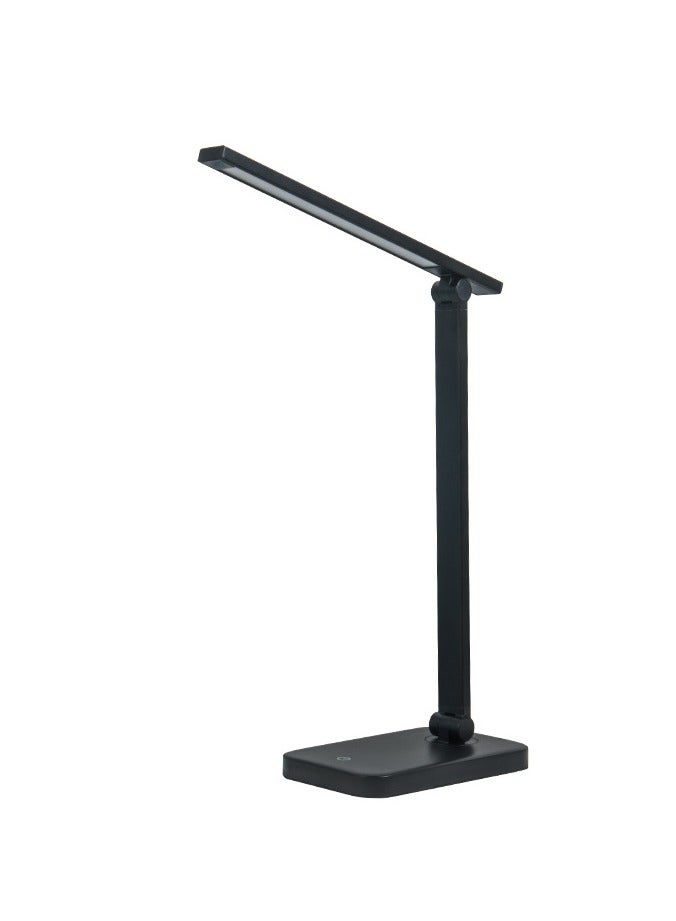 LED Desk Lamp with USB Charging Port Whole White for Home Office Essentials Table Lamp with Eye-Caring 3 Color Temperature Touch Control Stepless Dimming Desk Light for College Dorm - Image 1