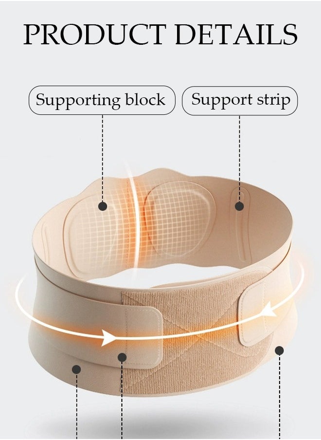 DUNISO Waist Support Belt for Lower Back Pain Relief Sciatica, Scoliosis, Herniated Disc, Breathable Back Support Belt for Women Men, Adjustable Lumbar Support Brace Body Shape Waist Trainer - Image 3