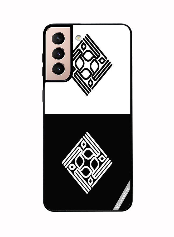 VR CREATIVE Protective Case Cover For Samsung Galaxy S21 5G Kufi Arabic Calligraphy Design Multicolour - Image 1