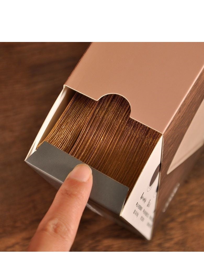 حصريا ورق فلتر القهوة المخروطي البني V60 100 ورقة (مقاس 01) - Image 3