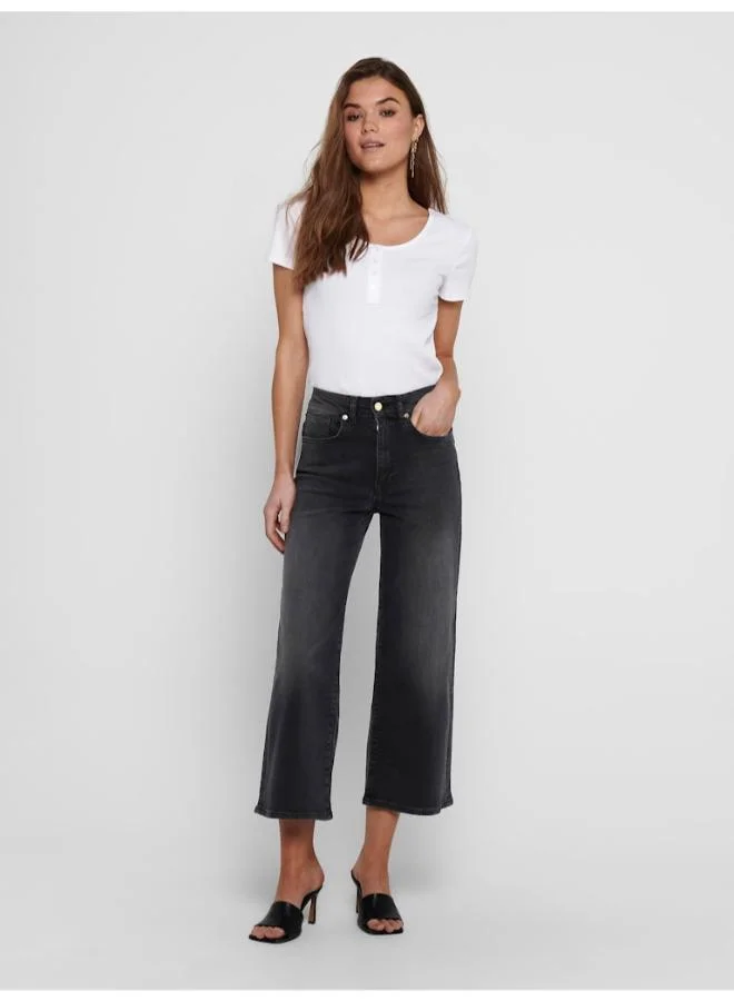 اونلي High Waist Wide Leg Jeans