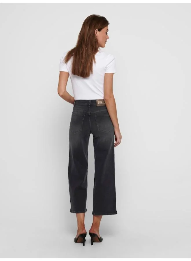 اونلي High Waist Wide Leg Jeans