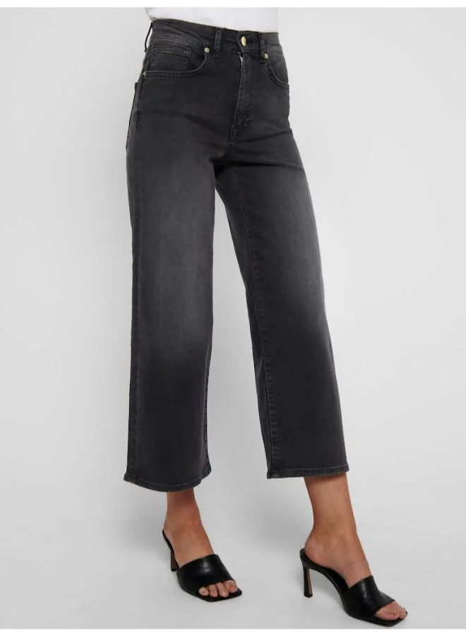 ONLY  High Waist Wide Leg Jeans for Women | Best Price UAE