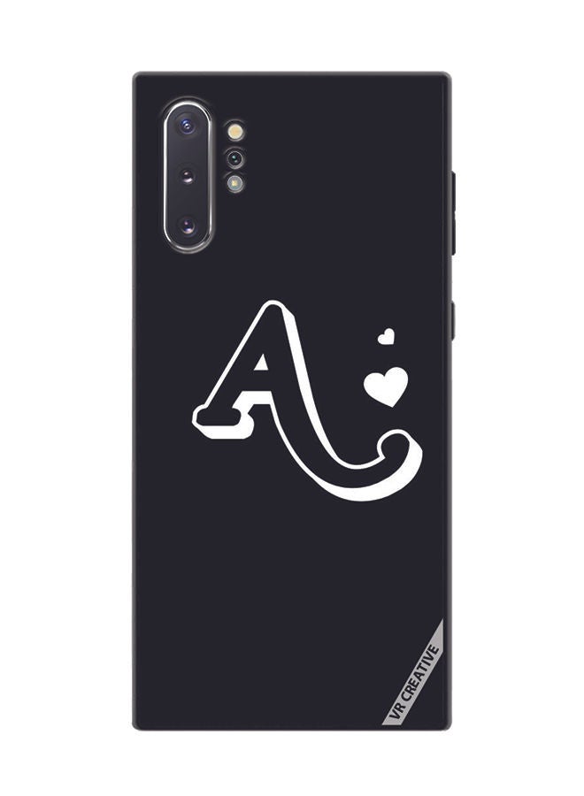 VR CREATIVE Protective Case Cover For Samsung Galaxy Note10 Plus 5G Letter A Design Multicolour - Image 1