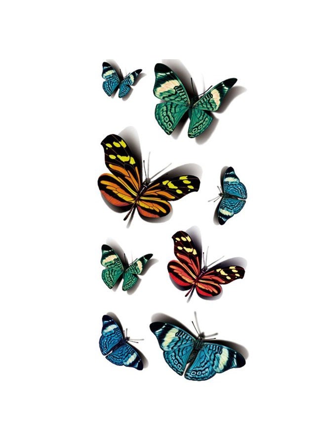 TAFLY تاتو مؤقت فراشة حشرات 3D تاتو مقاوم للماء ملصقات فن الجسم - Image 1
