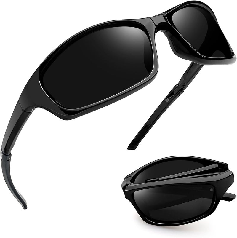 Joopin Polarized Sports Sunglasses for Men & Women – UV400 Wrap-Around Shades for Driving, Cycling & Hiking - Image 2
