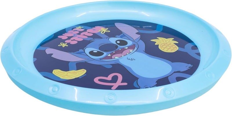 STOR EASY PP PLATE STITCH PALMS - Blue Plastic Plate for Kids - Image 2