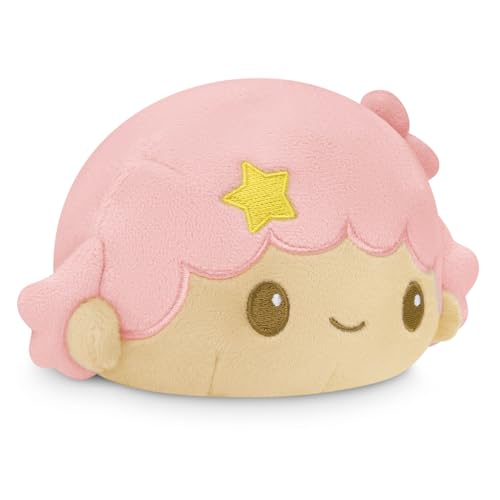 TeeTurtle Reversible Sanrio Little Twin Stars Plushie 4Inch TwoSided Flip Plush Toy with Embroidered Details Cute Mini Collectible Plush for Kids Teens and Adults - Image 1