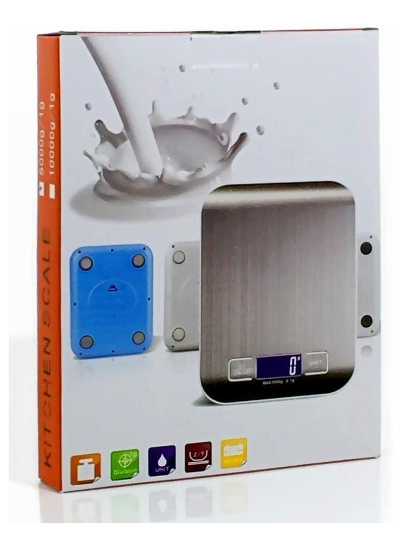 بلومنغ تايم ميزان إلكتروني صغير لوزن الطعام فضي - Image 3