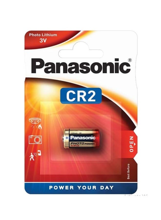 Panasonic 1 Photo CR-2 Lithium,Black - Image 1