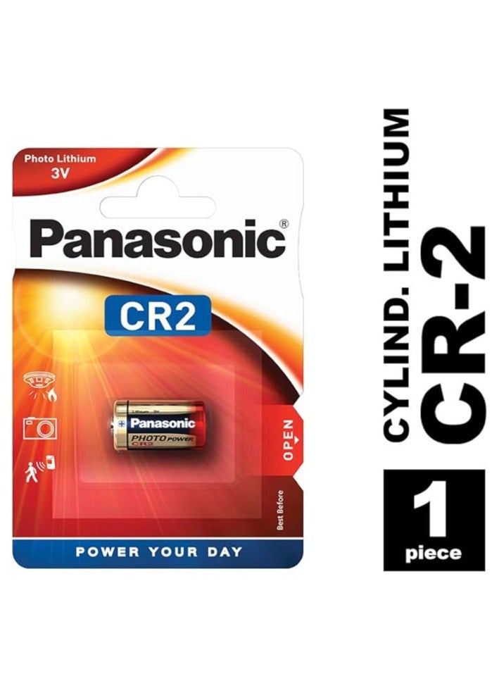 Panasonic 1 Photo CR-2 Lithium,Black - Image 2