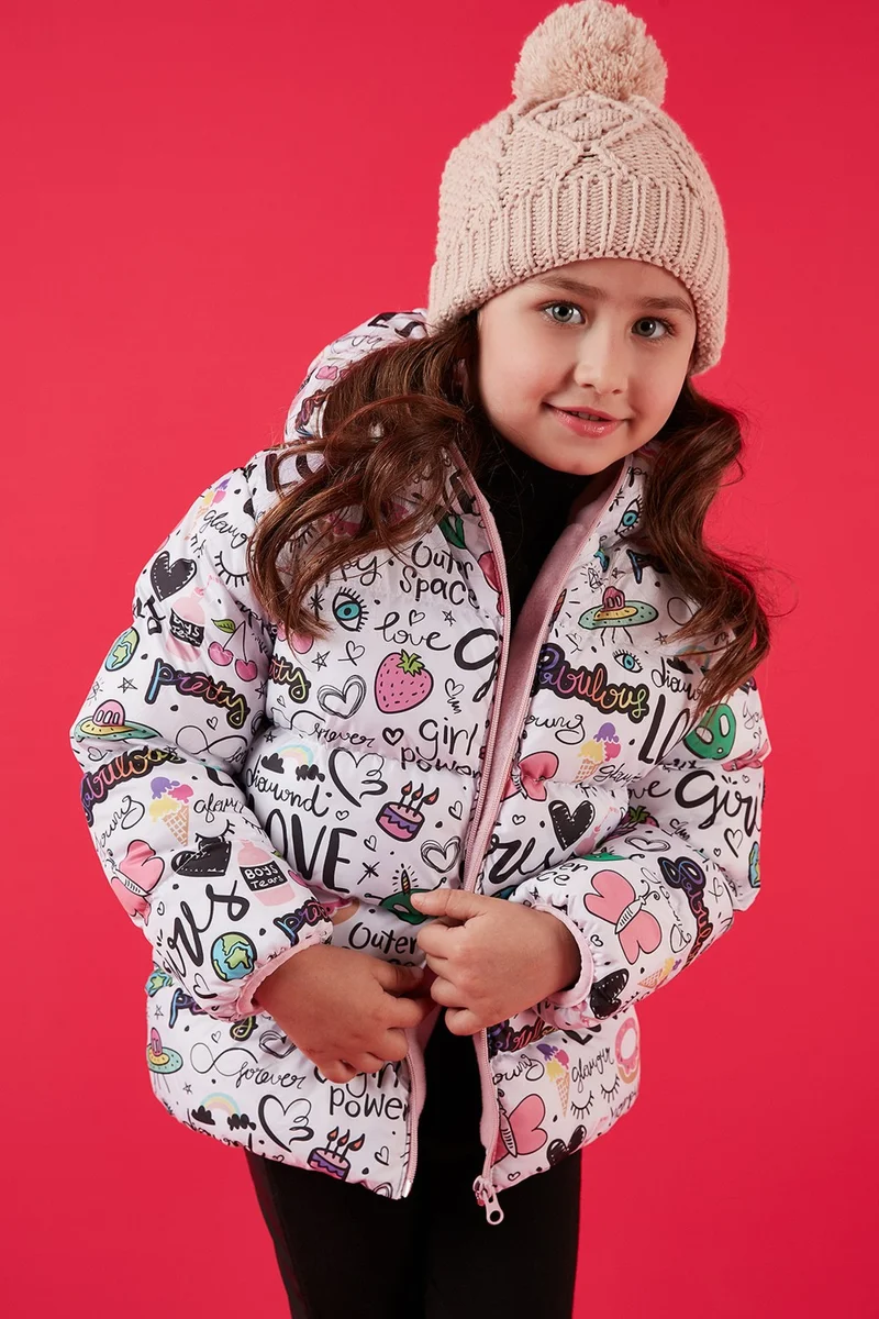 Lela Extra Padded Soft Fleece Hooded Puffer Coat Girls' COAT 5763002
