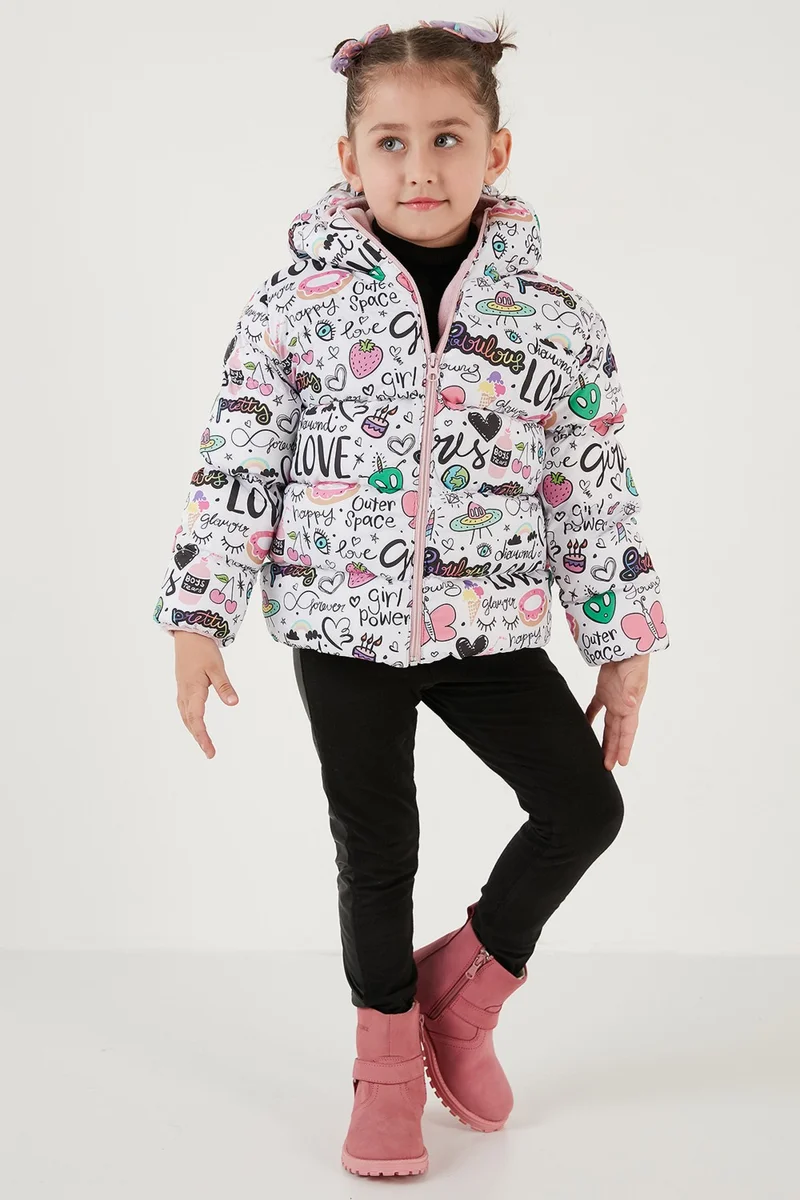 Lela Extra Padded Soft Fleece Hooded Puffer Coat Girls' COAT 5763002