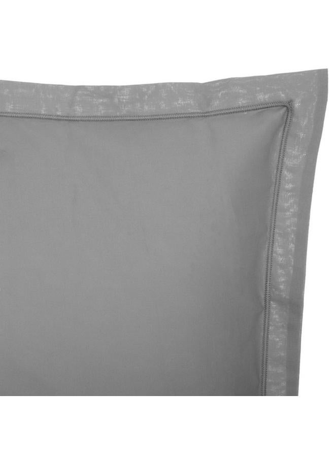 atmosphera Premium Quality Square Pillow Case Grey 63 X 63Cm 178570B - Image 3