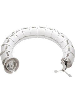 Wozlo Under Desk Cable Collector - Dinosaur Spine Cable Duct - White  - Image 3