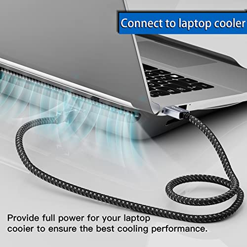 Ruaeoda USB to USB Cable 3 ft, USB 3.0 Male to Male Type A to A Double Sided USB Cord for Data Transfer,Hard Drive,Laptop,DVD,TV,Hub and More - Image 4
