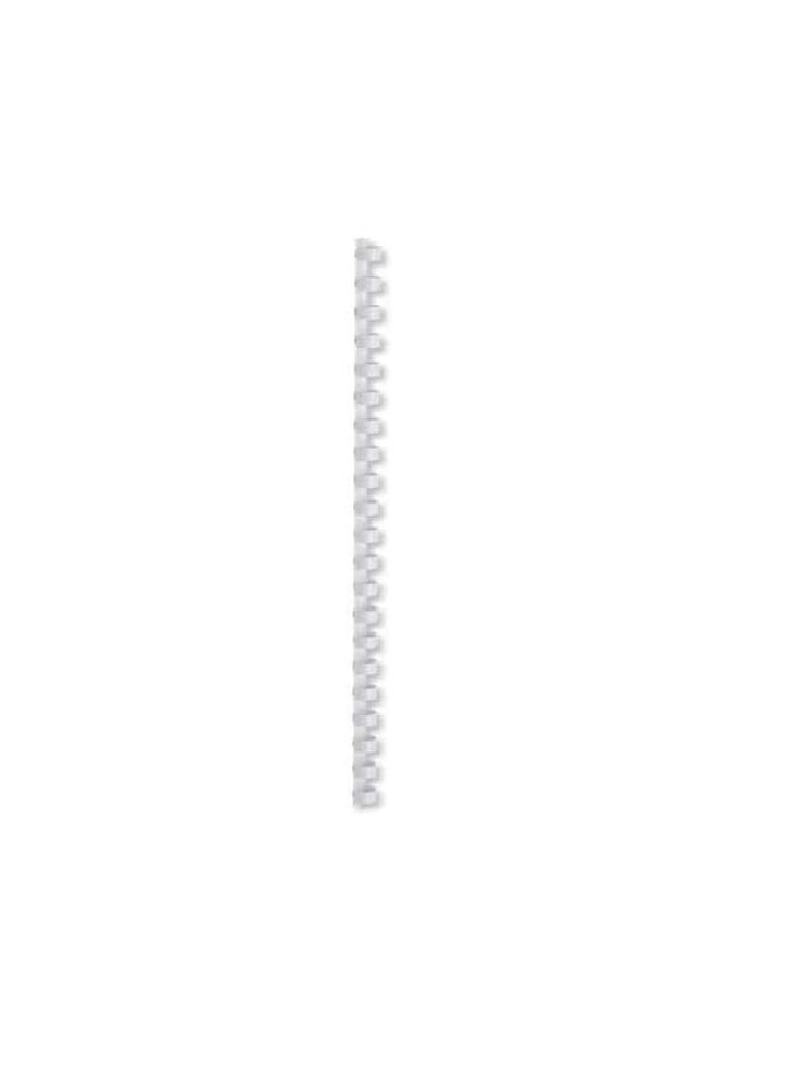 SUPER DEAL 100-Piece Plastic Binding Combs 12mm White  - Image 1
