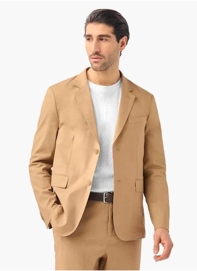 ايكونيك Linen Blend Suit Set For Male