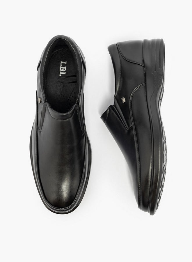 LBL by Shoexpress Solid Slip-On Loafers  - Image 1