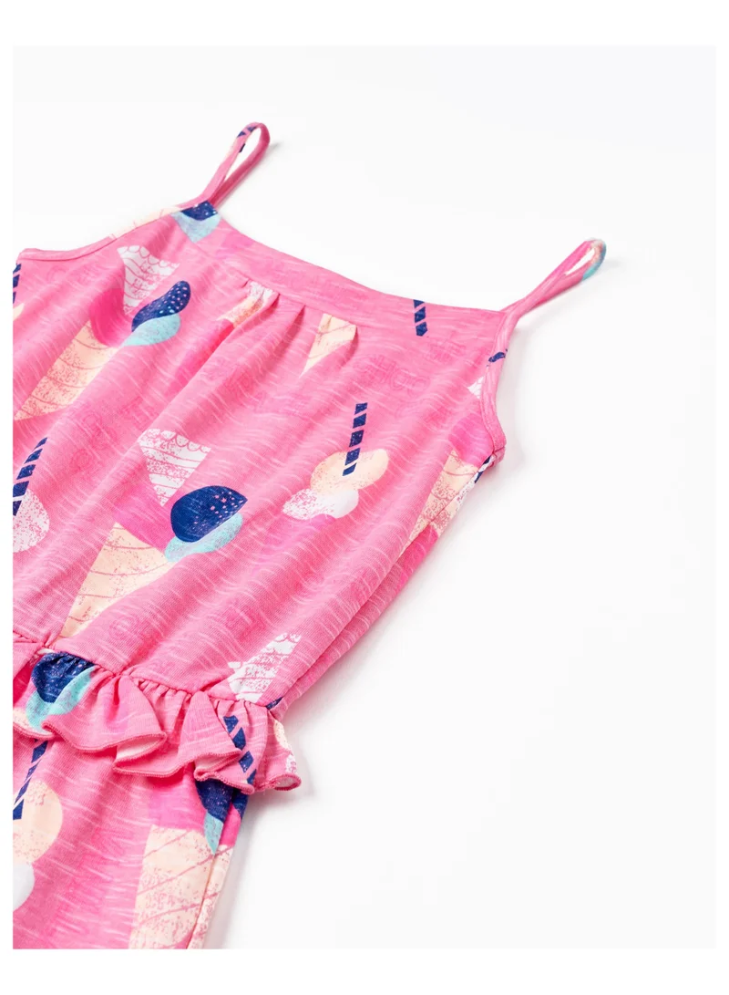 Zippy Zippy Cotton Jumpsuit For Girls Ice Cream