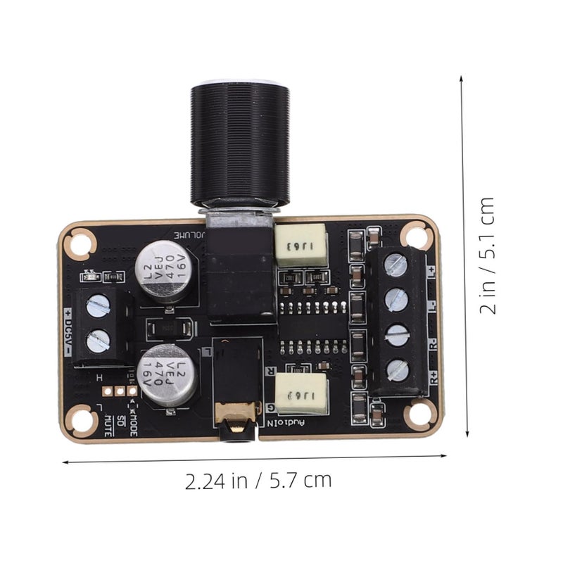 5W Dual Channel Stereo Audio Amplifier Module with Digital Bass Control for Car DIY - Image 3