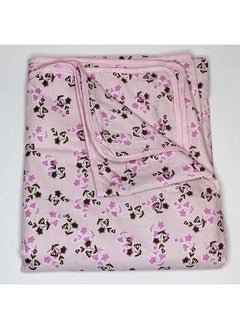IndiaWeaves Baby dohar floral pattern baby pink  - Image 1