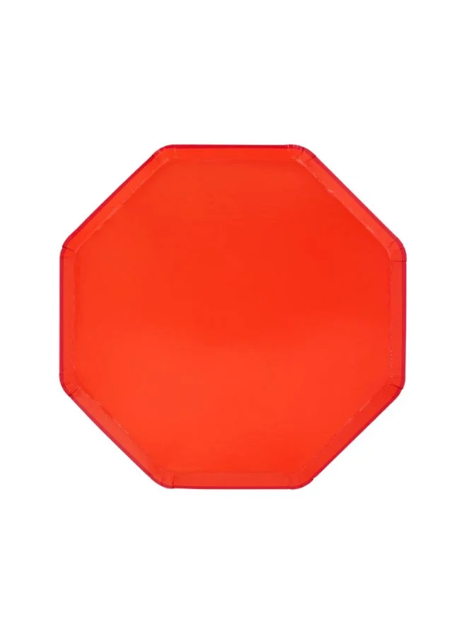 Meri Meri Tomato Red Dinner Plates