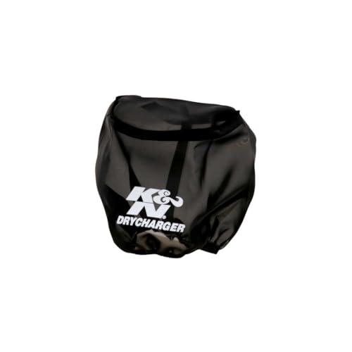 K+N K&N RU-5147DK Black Drycharger Filter Wrap - For Your K&N RP-5113 Filter - Image 1