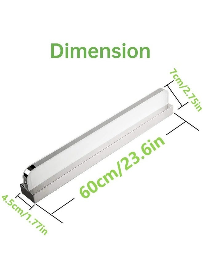 HUA QIANG WANG LED Vanity Lights 24 Inch Bathroom Light Fixture 14W IP44 Over Mirror Lighting Indoor Wall Lamp Modern 3-Color for Washroom  - Image 3