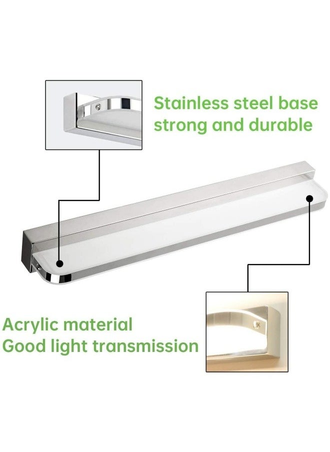 HUA QIANG WANG LED Vanity Lights 24 Inch Bathroom Light Fixture 14W IP44 Over Mirror Lighting Indoor Wall Lamp Modern 3-Color for Washroom  - Image 2