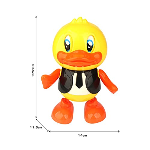VGRASSP Duck Gentleman Toy for Kids with Flashing Lights and Musical Sounds, Helps Hand Eye Coordination - Hand and Feet Dance and Moving Eyes Real Dancing Action for Child - Image 3