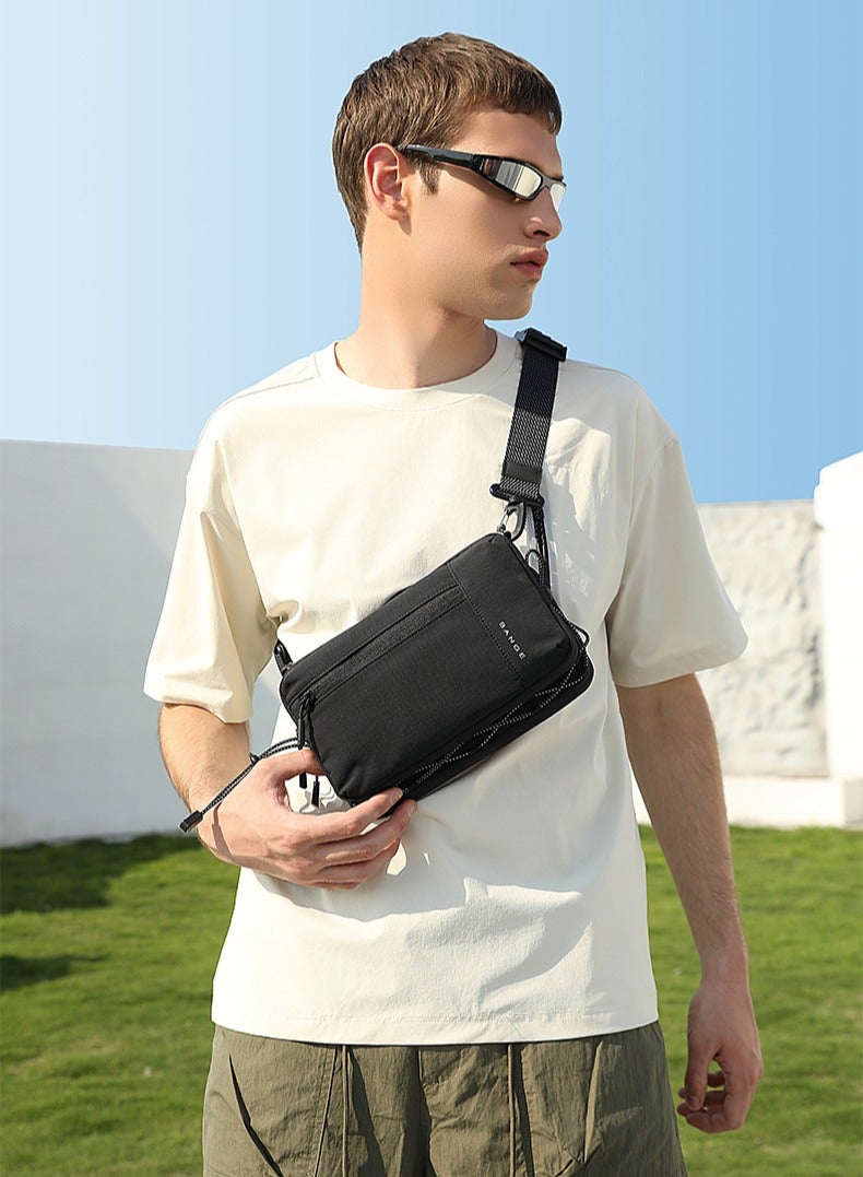 Generic Men's crossbody bag, multifunctional chest bag, men's and women's fashionable shoulder bag  - Image 2
